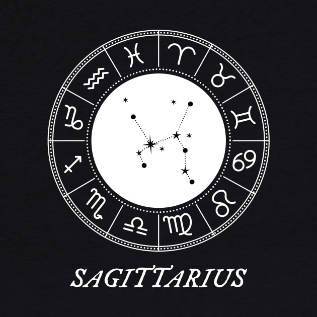 Taurus Zodiac Sign Design With Constellation by My Zodiac Apparel